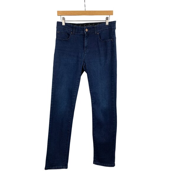 Jones New York Womens Denim Jeans Size 8 Blue Straight Leg - Picture 1 of 7